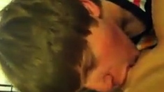 Giving NOT His bro a Blowjob and Swallowing