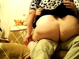 BBW Granny riding on young dick - 2