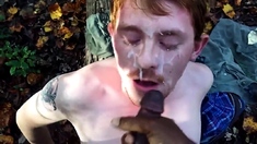Facial And Bj In The Woods