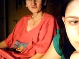 BBW girl and her granny on webcam
