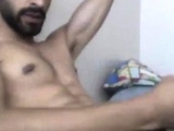 Turkish handsome hunk with big cock cumming