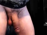 Massive thick long un cut cock and balls