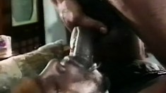 Two sexy black thugs indulging in hardcore gay sex in the living room