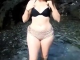 Amateur Chubby Girl in the Lake (Big Sweet Ass)