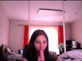 irish girl having fun on webcam