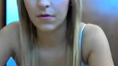 Hot! Blonde In Public On Webcam