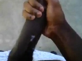 Big Black Dick cumming in Public